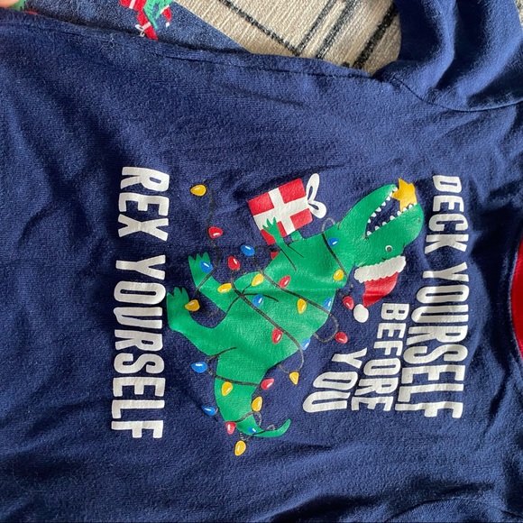 2/$18❣️ Christmas dinosaur pajamas Rex yourself - Picture 3 of 5